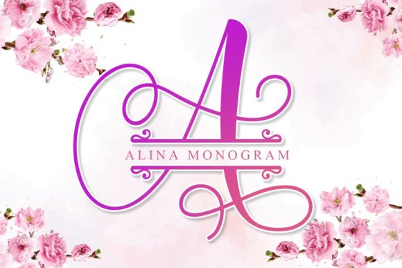 Alina Monogram Font: Crafting Authentic & Charming Designs