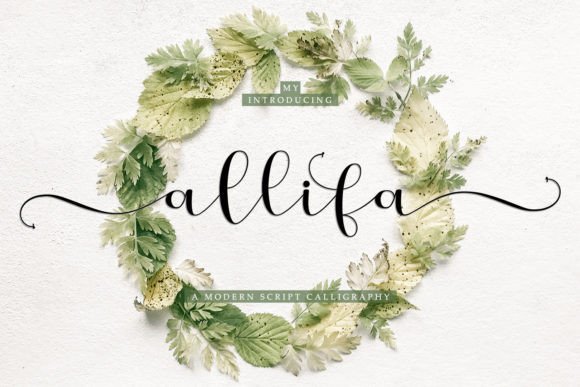 Allifa: A Modern Handwritten Font for Elegant Designs