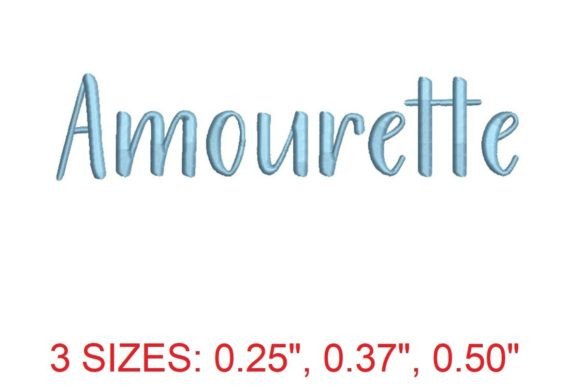 Amourette Embroidery Font: Weaving Romance into Every Stitch