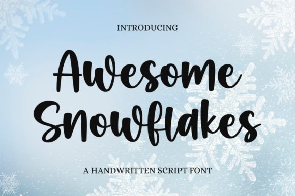 Awesome Snowflakes Font: A Designer's Guide to Its Elegant Style