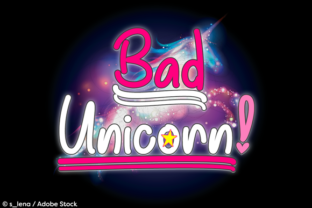 Bad Unicorn: Making a Bold Statement with Handwritten Style
