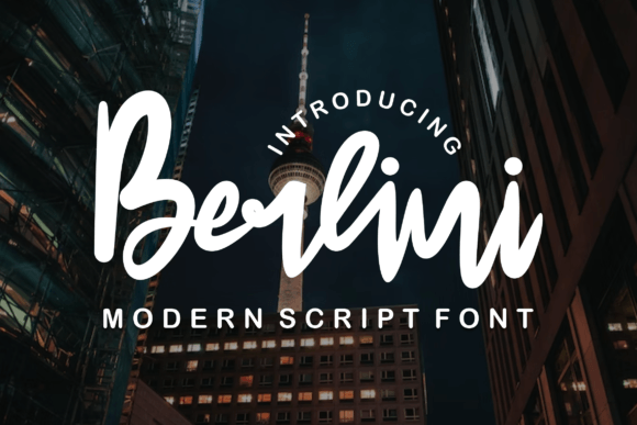 Berlini: A Modern Handwritten Font for Elegant Branding