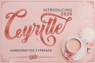 Cyrille: The Handwritten Font for Elegant Branding