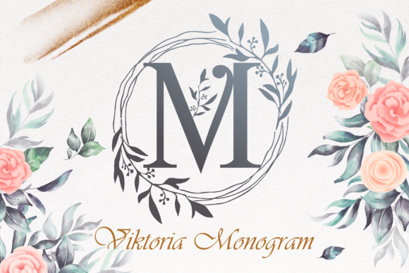 Exploring the Refined Elegance of Viktoria Monogram Font