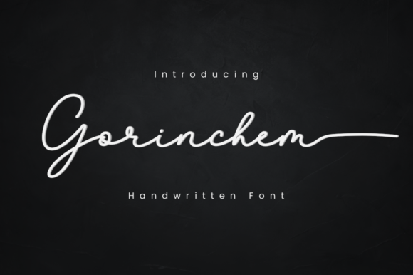 Gorinchem: An Elegant Handwritten Font for Creative Projects