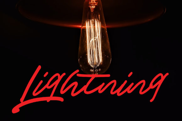 Lightning: The Brush Pen Font That Captures Authentic Energy