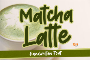 Matcha Latte: A Handwritten Font with Modern Charm