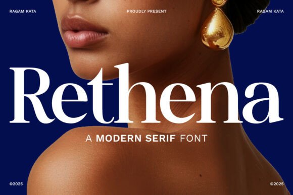 Rethena Font: A Modern Serif for Premium Branding