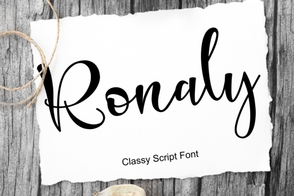 Ronaly: A Fresh Handwritten Font for Modern Creators