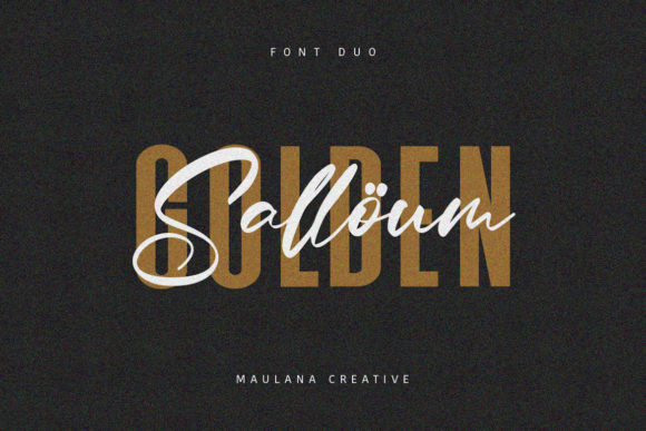 Salloum Golden Font Duo: A Designer's Secret Weapon