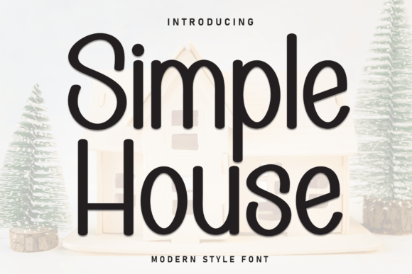 Simple House Font: A Sweet Handwritten Touch for Your Designs