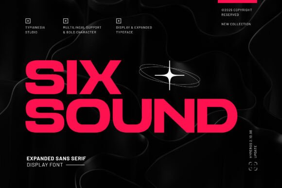 Six Sound Font: Futuristic Sans Serif for Tech & Gaming