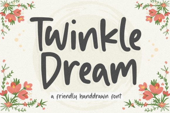 Twinkle Dream: The Handwritten Font for Authentic DIY Projects
