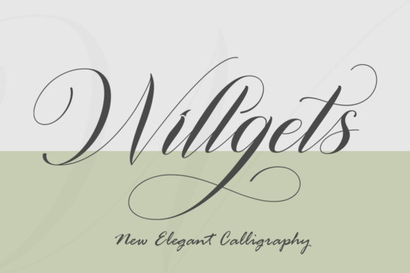 Willgets: A Handwritten Font for Timeless Design